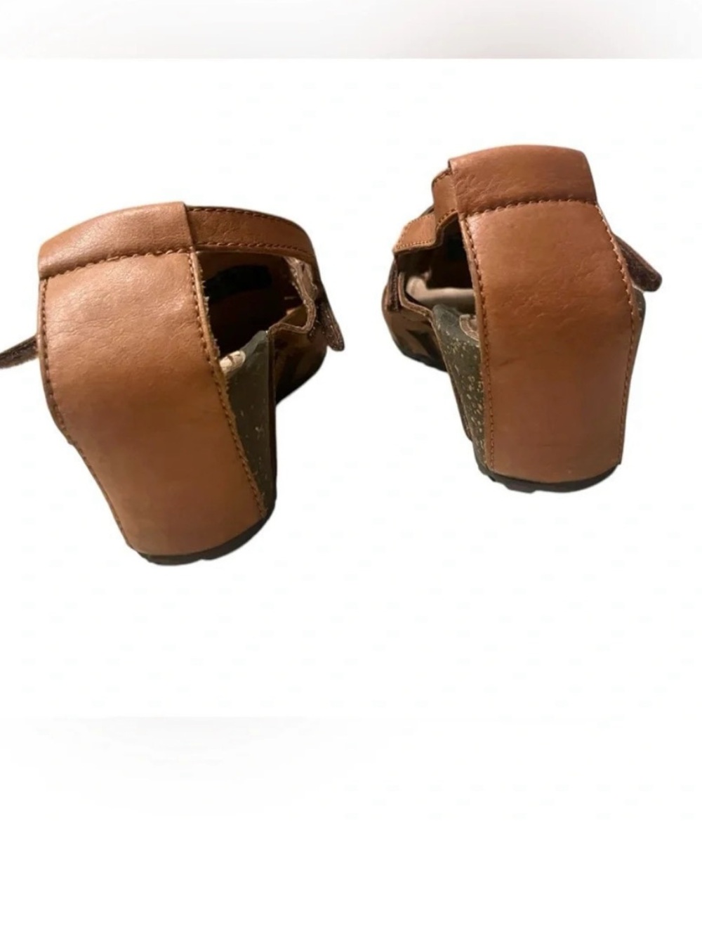 Teva Cabrillo Gladiator Wedge Sandals Women’s 7 Brown Leather - Picture 4 of 7